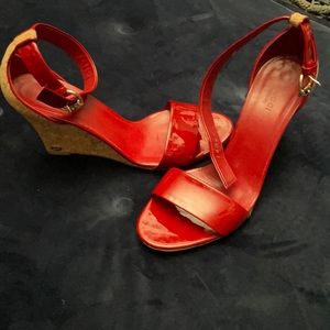 Gucci cork wedges